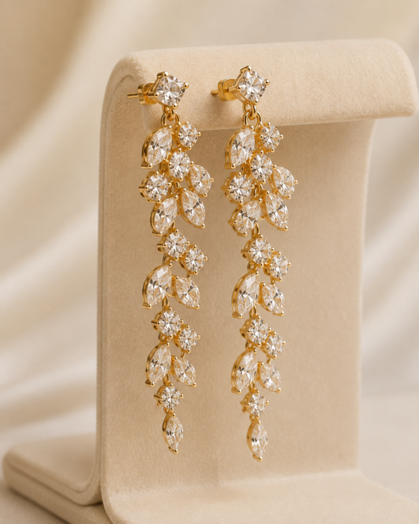 ChatGPT Image Sep 4, 2026, 10_53_06 AM Glamorous Floral Cascade Earrings