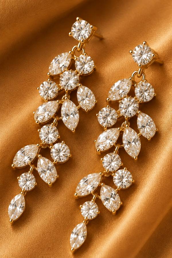 ChatGPT Image Sep 4, 2026, 10_54_11 AM Glamorous Floral Cascade Earrings
