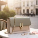 The Aria Tri-Color Flap Bag